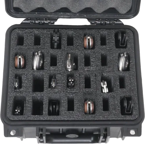 Miniatura 2 de Case Club Estuche plegable para 28 cuchillos, organizador de viaje y almacenamiento de lados duros que se adapta a una variedad de cuchillos