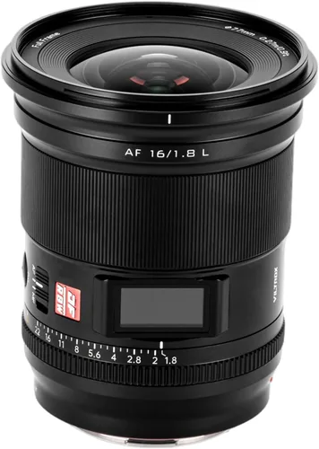 Miniatura 2 de VILTROX Lente de marco completo F1.8 L de 0.630 in para montaje en L, lente de enfoque automático de gran apertura con pantalla LCD, lente Prime