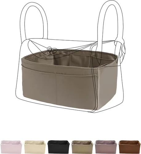 DGAZ Organizador de bolso, organizador de bolsas de seda, bolso de lujo y moldeador de bolsas para Lindy 19263034 (gris Etoupe, LD26)