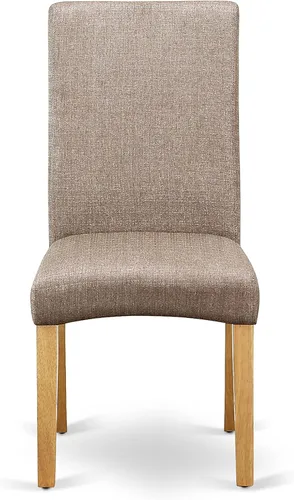 Miniatura 5 de East West Furniture CADR7-OAK-16 - Juego de mesa de comedor de 7 piezas consta de una mesa de cocina rectangular y 6 sillas de comedor Parson
