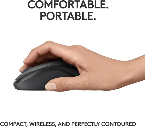 Miniatura 5 de Logitech M240 - Ratón Bluetooth silencioso, inalámbrico, compacto, portátil, seguimiento suave, batería de 18 meses, para Windows, macOS, ChromeOS