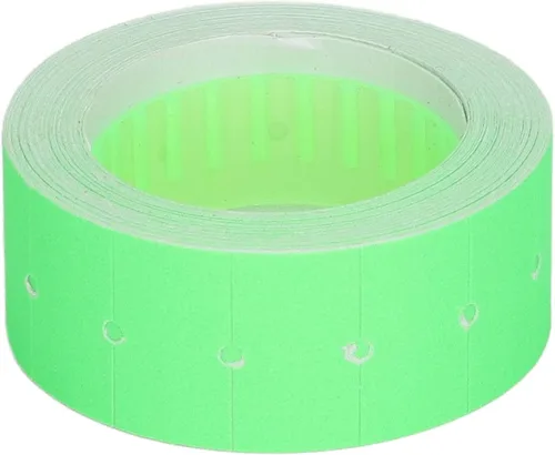 Miniatura 7 de 30 rollos 15000 etiquetas de pistola de precios, etiquetas de precios de una sola fila etiqueta de pistola de precio para Mx-5500 M5500 verde