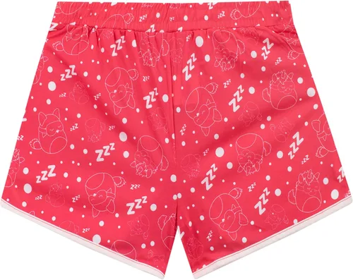 Miniatura 6 de Squishmallows Conjunto de pijama corto para niñas, color rosa, 7, Rosado