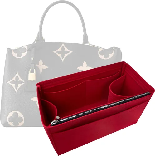 Purse Organizer for Grand Palais Lv Bag Insert, LV Palais Petit Organizer, Grand Palais Organizer, Handmade 2mm Premium Felt Snug Sturdy Gold Zipper