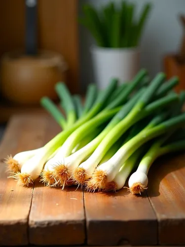 Miniatura 2 de Semillas Cebollas Verdes Batun Más de 300 Semillas para Cultivar Cebollas Heirloom Bunching Onions Cebolletas Cebolletas