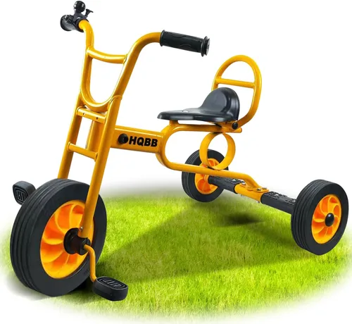 Miniatura 7 de Triciclo para niños a partir de 3 años, guardería preescolar, bicicleta de equilibrio para niños, triciclo para niños con campana y ruedas de goma