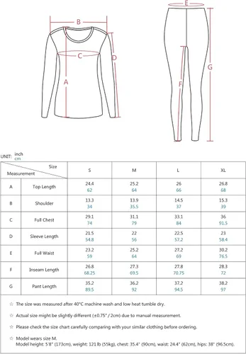 Miniatura 6 de Femofit Conjunto de ropa interior térmica para mujer, parte superior suave, capa base cálida, tallas S-XL, Negro