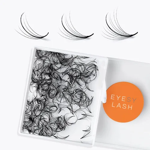 Eyesy Lash 500 Wispy Premade Fans - 5D 0.07 Tamaño 13mm Rizo C - Pestañas Suaves Naturales Sueltas Prefabricadas para Extensiones de Pestañas Hechas