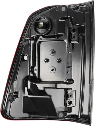 Miniatura 3 de FIONE: Para Dodge Ram 1500 Ensamble de Luz Trasera Sin Zona Ciega 2019-2022 Tipo LED y Lente Roja Cromada Interior Lado Derecho del Pasajero Luz