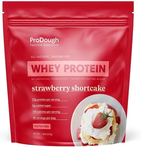 Miniatura 13 de ProDough Proteína en polvo de aislado de suero hidrolizado gourmet para mezcla de batidos - Mezcla de enzimas de fácil digestión, 25 g de proteína