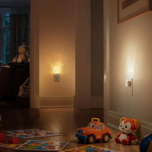 Miniatura 7 de DORESshop Luces nocturnas enchufables a la pared [paquete de 2] 3CCT luz nocturna LED con sensor de atardecer a amanecer, luz nocturna enchufable