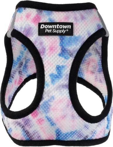 Miniatura 26 de Downtown Pet Supply Arnés para perro sin tirones, tamaño X-Grande, color caqui - Arnés ajustable con tela de malla acolchada y ribete reflectante