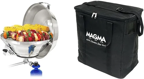 Magma Productos Marine Kettle 3 - Estufa combinada y parrilla de gas, tamaño original, tamaño único, multi y productos, funda acolchada para