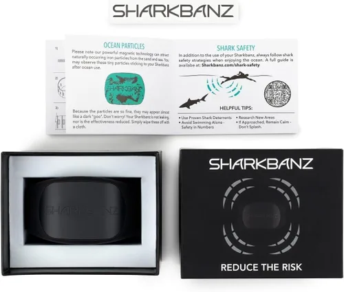 Miniatura 8 de SHARKBANZ - Banda magnética oficial de disuasión de tiburones para natación, surf, buceo y todos los deportes oceánicos - Probada y patentada