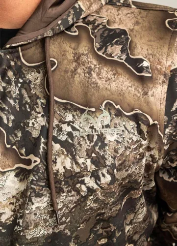 Miniatura 4 de Realtree Sudadera con capucha de camuflaje de peso medio y sherpa para hombre