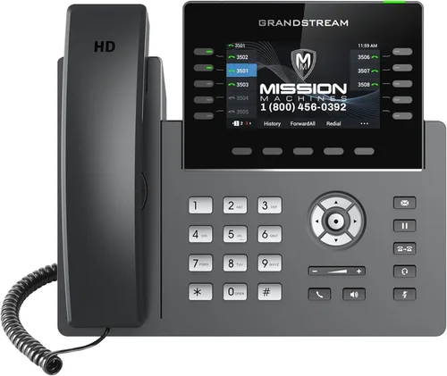 Miniatura 2 de Sistema de Telefono Empresarial 'Mission Machines' G400C: Incluye Teléfonos Grandstream GRP2615 + Servidor en la Nube 'Mission Machines' + 3 Meses
