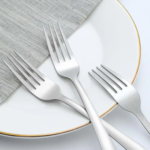 Miniatura 3 de Tenedores de ensalada de 36 piezas, tenedores pequeños de 7 pulgadas de acero inoxidable pulido con espejo y apto para lavavajillas, utilizado