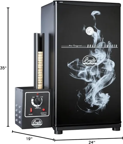 Miniatura 2 de Original Bradley Smoker BS611 - Ahumador eléctrico vertical de 4 estantes