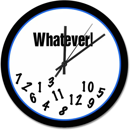 Miniatura 45 de Reloj de pared de madera rústica personalizado de 10 pulgadas, silencioso sin tictac, funciona con pilas, para sala de estar, dormitorio, cocina, En