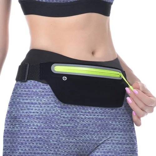GLBSUNION Cinturón delgado para correr, ultra ligero, sin rebote, para fitness, entrenamiento, deporte, cintura para ejercicio, cintura para Apple