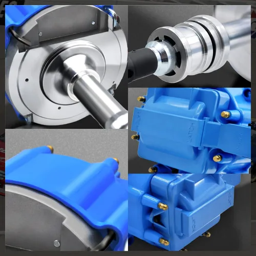 Miniatura 4 de MAS Distribuidor HEI completo bobina 65K 7500 RPM compatible con bloque pequeño Ford SBF 5.8 L 351W Windsor 8 cilindros un cable instalación tapa