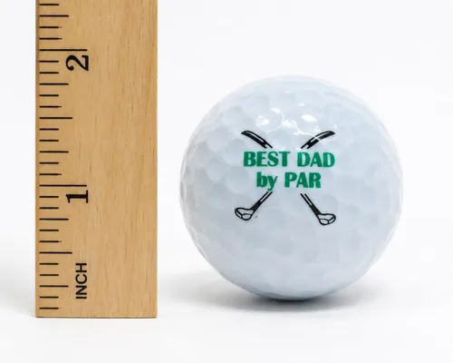 Miniatura 3 de Westmon Works Pelota de golf Best Dad By Par - Divertido regalo de golf para el día del padre para papá, abuelo y amantes del golf - Regalo novedoso