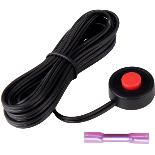 Miniatura 15 de FARBIN Botón de Presión de Bocina con Conector Rápido, Interruptor Momentáneo con 3 Metros de Cable, Interruptor de Botón Redondo con Tapa Roja