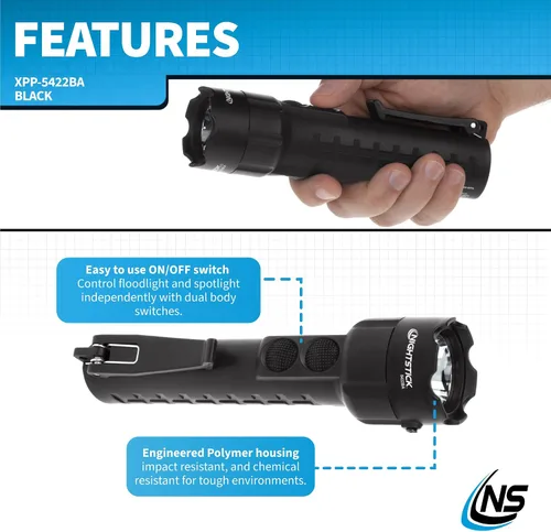 Miniatura 4 de Nightstick XPP-5422GMXA Linterna de doble luz intrínsecamente segura con imanes - 3 AA (no incluidos) - Verde - ATEX
