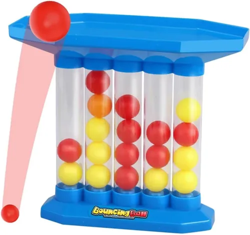 Juego de pelota de rebote, juegos de fiesta familiar para adultos, saltando, conecta las bolas del mismo color seguido, juegos de mesa de mesa,