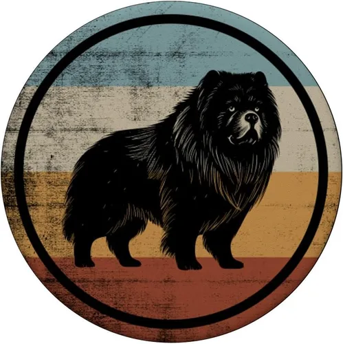 Miniatura 3 de PopSockets retro vintage con gráficos Chow Chow Dog PopSockets intercambiables PopGrip
