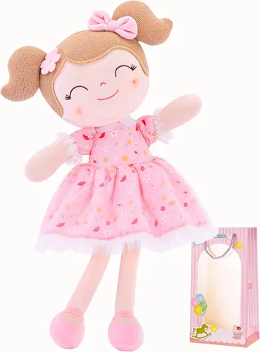 Miniatura 16 de Gloveleya Muñecas de bebé suaves y acogedoras, primeros regalos para niñas, muñeca de bebé con vestido azul estampado de estrellas, Serie Galaxia