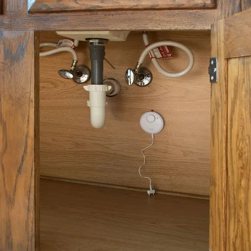 Miniatura 4 de SABRE sensor de alarma de fugas o desborde de agua, con cables, sirena de 110 dB – Fácil instalación propia