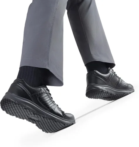 Miniatura 7 de Bruno Marc Zapatos de trabajo antideslizantes para hombre, zapatos de trabajo ligeros impermeables y tenis de restaurante o servicio de alimentos