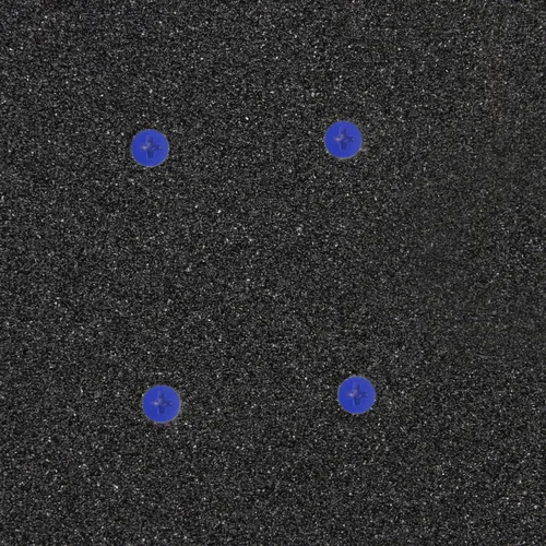 Miniatura 4 de Dime Bag Hardware Tuercas y pernos de montaje para monopatín 1" Phillips - Azul