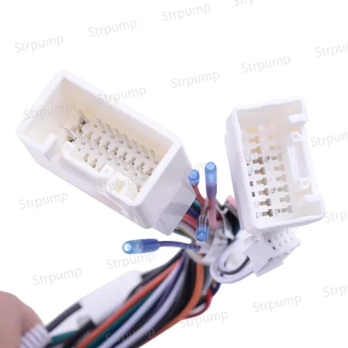 Miniatura 3 de Arnés de cableado de alimentación para radio estéreo de coche de 16 pines, retrocompatible, para Mitsubishi Lancer EX, Pajero, Outlander 2006~13