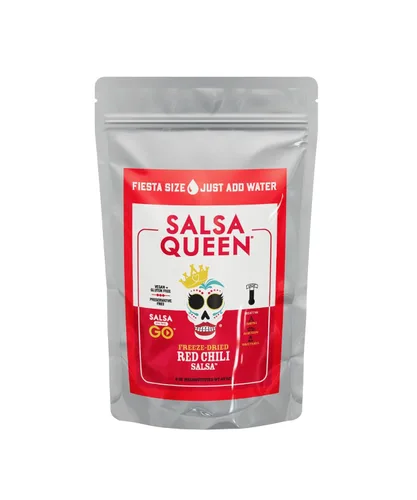 Miniatura 9 de Salsa Queen Salsa gourmet de chile rojo liofilizado Ingredientes frescos Vida útil de más de 3 años No necesita refrigeración Vegana