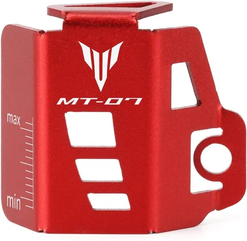 Miniatura 8 de Modeer Para Ya.maha MT07 FZ07 2014-2024 extensión del soporte lateral de la motocicleta Ampliar placa pad mt 07 fz 07 accesorios color rojo