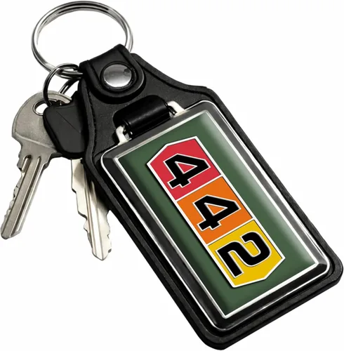 Miniatura 78 de Brotherhood Car Key Chain for Cutlass - Classic Models Keychain for Men and Women Gift Key Ring Azul alpino