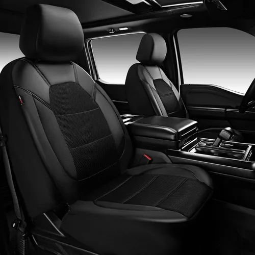 Miniatura 16 de Car Pass - Fundas universales de cuero para asiento de automóvil deportivas que se adaptan a la mayoría de automóviles, SUV, camiones y camionetas