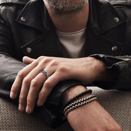 Miniatura 3 de Bestyle Anillos antiguos de ala de ángel para mujeres y hombres, anillos de banda de plumas de guardián, anillos de promesa de pareja