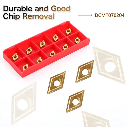Miniatura 4 de Juego de brocas para torno - Herramientas de corte para torno de metal 4 piezas con mango de 1/2" portaherramientas girables barras de aburrimiento