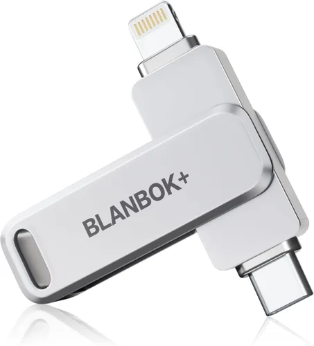 Dispositivo de Fotos para iPhone de 256GB con Certificación MFi, Unidad Flash USB para Respaldo de Fotos/Videos, Memoria USB de Alta Velocidad