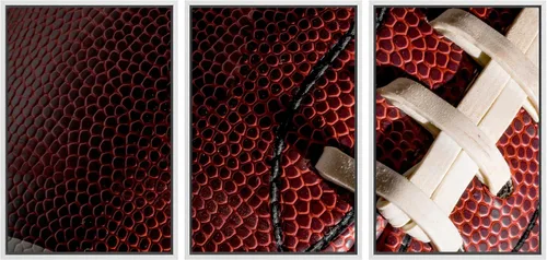 Miniatura 117 de wall26 Lienzo enmarcado para pared, juego de arte de primer plano, detalles de costuras de béisbol, atletas deportivos, fotografía, moderno