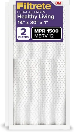 Miniatura 3 de Filtrete Filtro de aire para horno de CA de 14 x 30 x 1, MERV 12, MPR 1500, CERTIFICADO amigable para asma y alergias, filtro de limpieza de aire