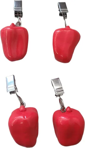 Miniatura 35 de TwoFish Home - Juego de 4 manteles de resina con diseño de flores amarillas para manteles y pesos, clips para manteles (flores de sol amarillas)
