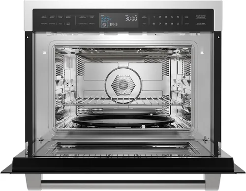 Miniatura 2 de Gasland Horno microondas integrado de 24 pulgadas, combinación de microondas y horno de convección, 1000 W, 11 niveles, sensor de cocina, control