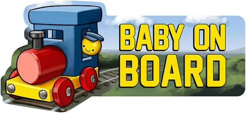 Miniatura 5 de Oliver's Lables Baby on Board - Calcomanía de vinilo divertida para ventana, resistente al calor, larga duración, impermeable
