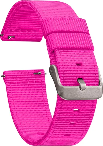 Miniatura 10 de GadgetWraps Correa de reloj de nailon con pasadores de liberación rápida compatible con Gizmo Watch, Samsung, verde esmeralda guijarro, 0.787 in