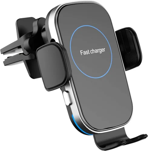 Cargador inalámbrico de coche para todo tipo de coches y teléfonos celulares, soporte para teléfono de coche, cargador inalámbrico de carga rápida