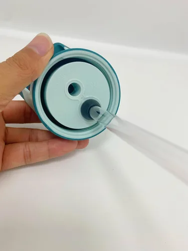 Miniatura 2 de Pajitas de repuesto compatibles con botella de agua Simple Modern para niños, 14 onzas, Tritan transparente, sin BPA, compatible con vaso Simple
